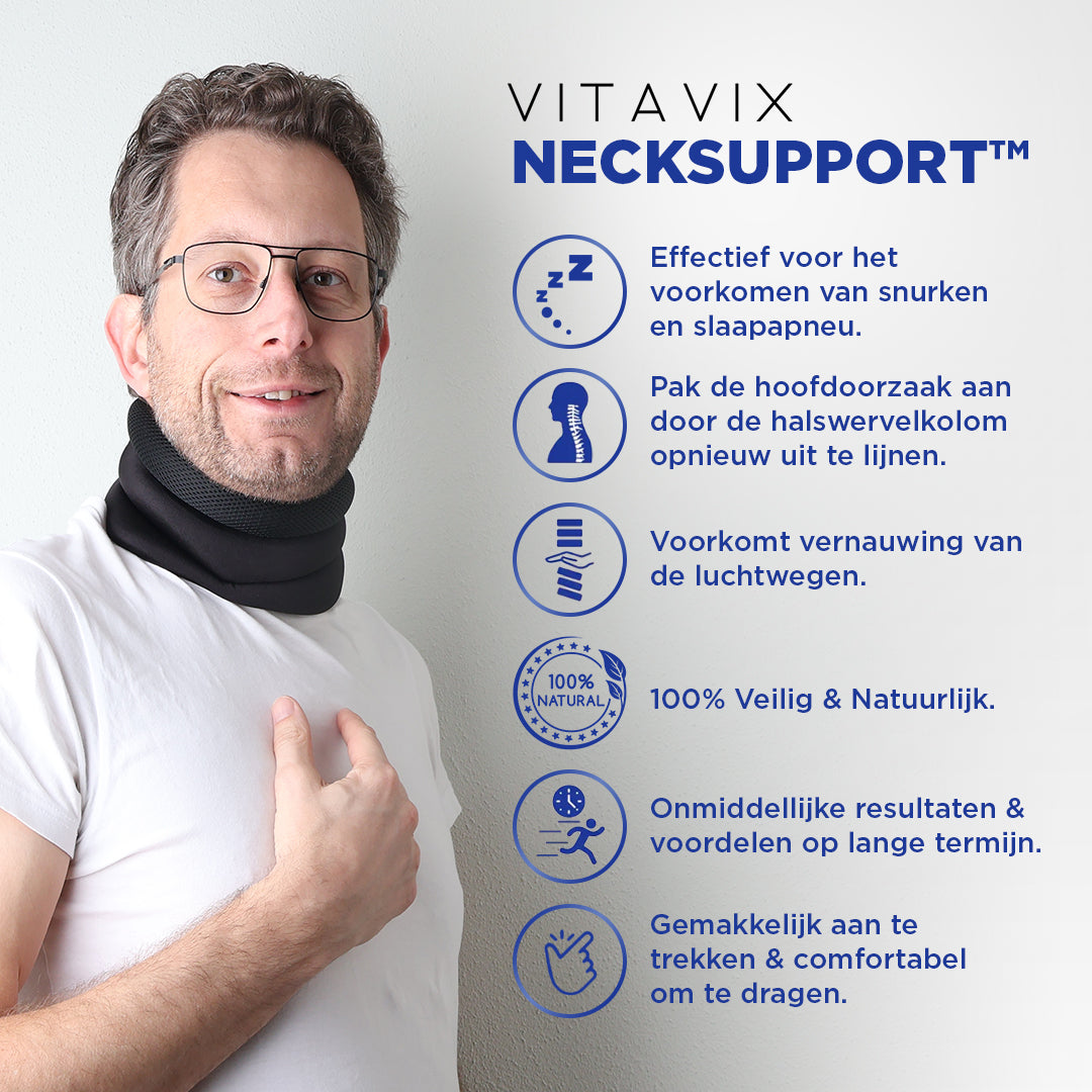 NeckSupport™ - Nooit meer snurken